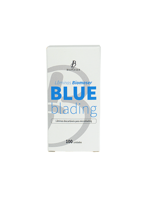 LÂMINAS BIOMASER BLUE (0,20MM) COM 100 UNIDADES