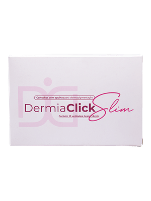 CARTUCHOS DERMIA CLICK SLIM (RL - 0,30MM) COM 10 UNIDADES