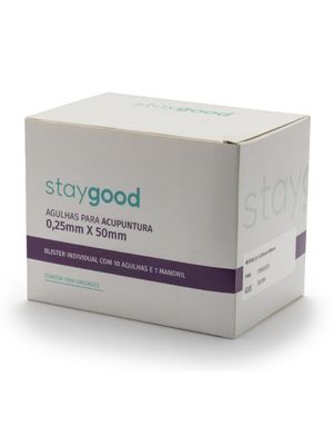 AGULHAS PARA ACUPUNTURA STAY GOOD (COM MANDRIL) COM 1000 UNIDADES