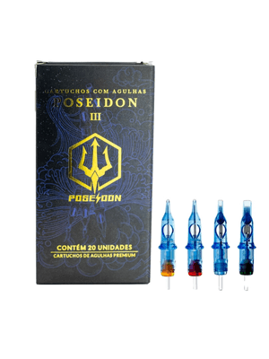 CARTUCHOS POSEIDON (RL - 0,30MM) COM 20 UNIDADES