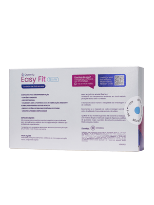 CARTUCHOS DERMIA EASY FIT SLIM (RL - 0,25MM) COM 10 UNIDADES