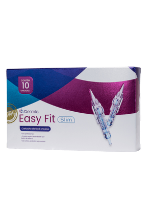CARTUCHOS DERMIA EASY FIT SLIM (RL - 0,40MM) COM 10 UNIDADES