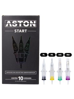 CARTUCHOS ASTON START (RS - 0,30MM) COM 10 UNIDADES