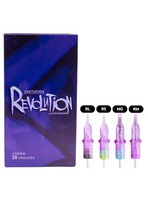CARTUCHOS ASTON REVOLUTION (RL - 0,25mm) COM 20 UNIDADES