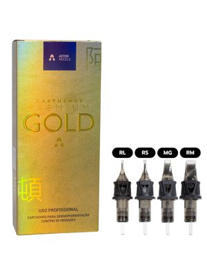 CARTUCHOS ASTON GOLD (RL - 0,20MM) COM 20 UNIDADES