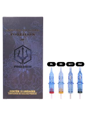CARTUCHOS POSEIDON (M-1 - 0,30MM) COM 10 UNIDADES