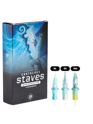 CARTUCHOS STAVES (RS - 0,35MM) COM 20 UNIDADES