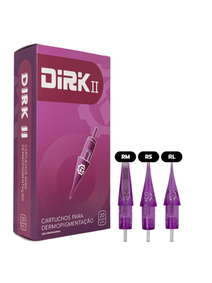 CARTUCHOS DIRK II (RL - 0,25MM) COM 20 UNIDADES