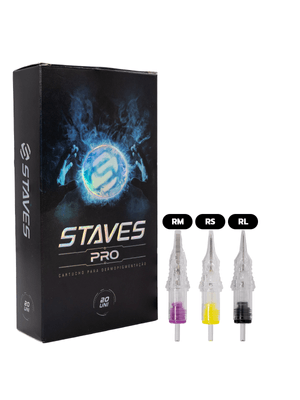 CARTUCHOS STAVES PRO (RL - 0,25MM) COM 20 UNIDADES