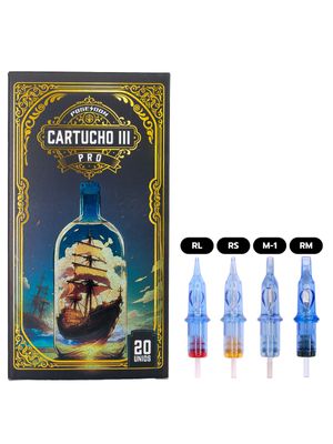 CARTUCHOS POSEIDON V3 PRÓ (RL - 0,20MM) COM 20 UNIDADES