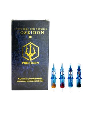 CARTUCHOS POSEIDON V3 (RL - 0,35MM) COM 20 UNIDADES