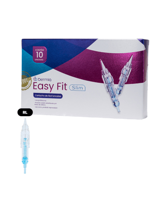 CARTUCHOS DERMIA EASY FIT SLIM (RL - 0,30MM) COM 10 UNIDADES