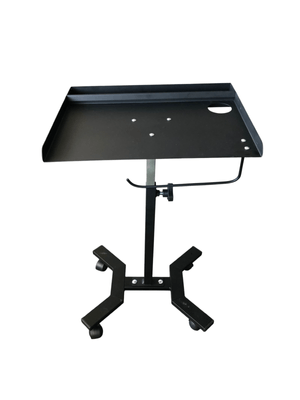 BANCADA AUXILIAR PARA TATUAGEM COM PORTA TOALHA - PRETO