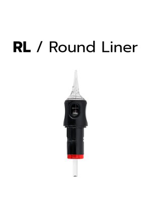 CARTUCHOS POSEIDON V5 BLACK  (RL - 0,25MM) COM 20 UNIDADES