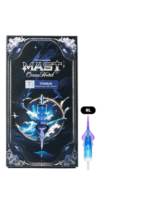 CARTUCHOS MAST OCEAN HEART TITANIUM (RL - 0,30MM) COM 20 UNIDADES