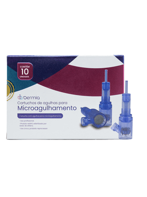 CARTUCHO DERMIA 36 PONTAS COM 10 UNIDADES - ENCAIXE ROSCA