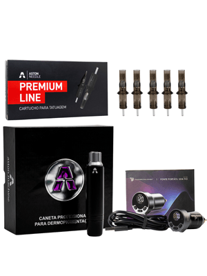 KIT IMP PEN BEST CINZA COM BATERIA PORTÁTIL PARA MICROINFUSÃO DE ATIVOS