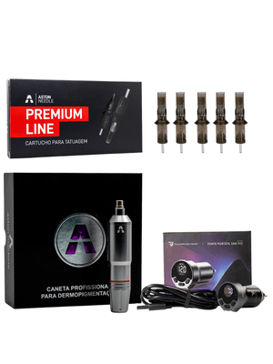 KIT IMP PEN FOLON CHUMBO COM BATERIA PORTÁTIL PARA MICROINFUSÃO DE ATIVOS