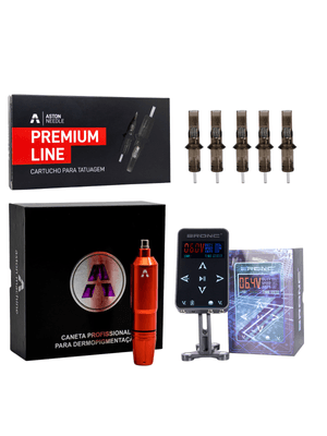 KIT IMP PEN FOLON LARANJA COM FONTE DIGITAL PARA MICROINFUSÃO DE ATIVOS